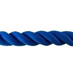 synthetic royal blue gym rope with soft eye 5