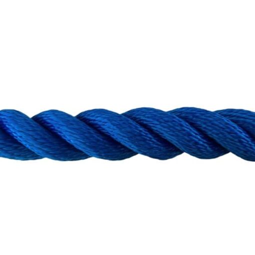 synthetic royal blue gym rope with soft eye 5