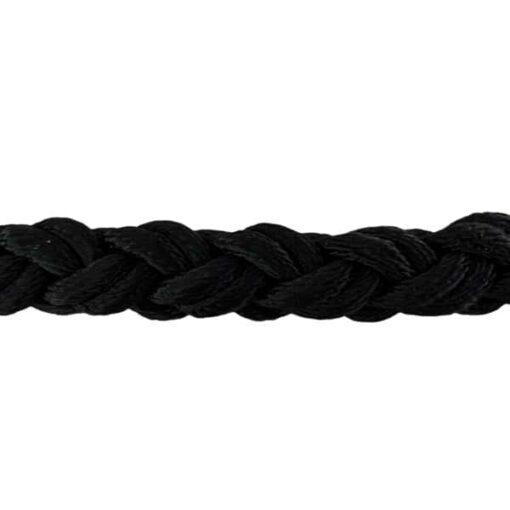 black 8 strand nylon sled prowler pulling rope with soft eye 2