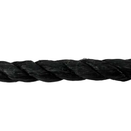 black polypropylene gym rope with galvanised thimble 5