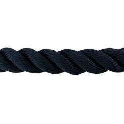 navy blue 3 strand nylon gym rope with galvanised thimble 4