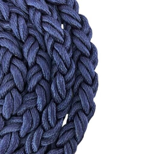 navy blue 8 strand nylon gym rope with galvanised thimble 5