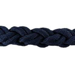 navy blue 8 strand nylon sled prowler pulling rope with soft eye 2