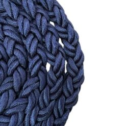 navy blue 8 strand nylon sled prowler pulling rope with soft eye 3