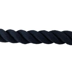 navy blue softline gym rope with galvanised thimble 4