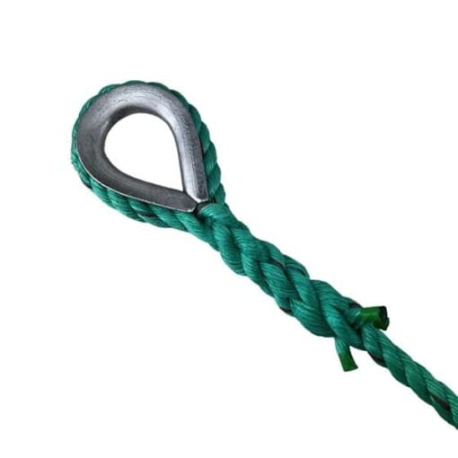 polysteel gym rope with galvanised thimble 2