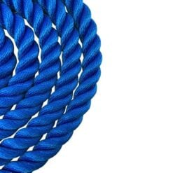 royal blue softline gym rope with galvanised thimble 5