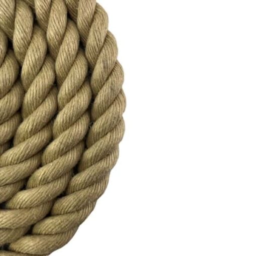 synthetic polyhemp gym rope with galvanised thimble 5