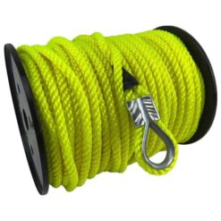 fluorescent yellow cordoning rope with eyes 1