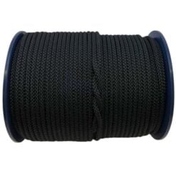 black 8 plait braided polyester 2