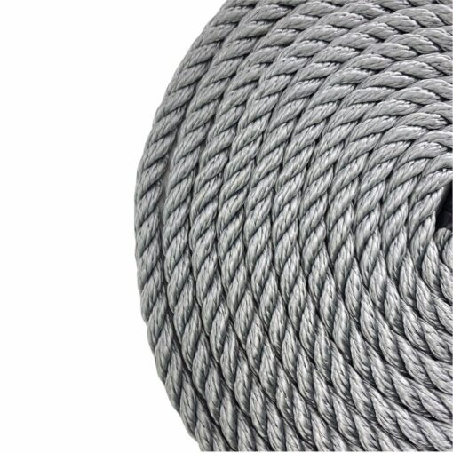 2 8mm grey softline mooring ropes 10 metres 3