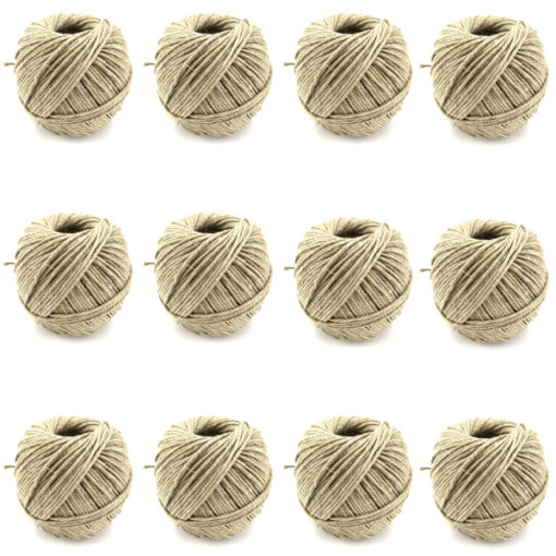 12 301 polished flax twine 800 gram balls 1