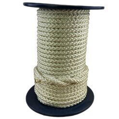 12mm white braided nylon rope x 40 metres 1