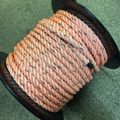 18mm salmon pink polysteel rope x 77 metre reel 2