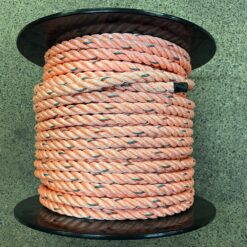 18mm salmon pink polysteel rope x 77 metre reel 3