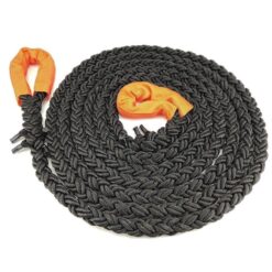 24mm black 8 strand nylon kinetic tow rope 2