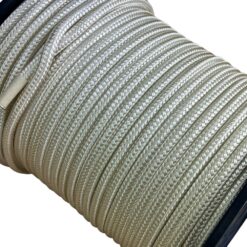 3mm white braided nylon rope x 80 metres 1