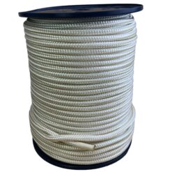 3mm white braided nylon rope x 80 metres 4