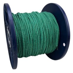 4mm emerald green natural cotton rope on a reel 2
