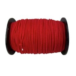 6mm red natural cotton rope 660 metre reel 3