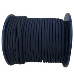 8mm navy blue braided polyester cover nylon core rope 3