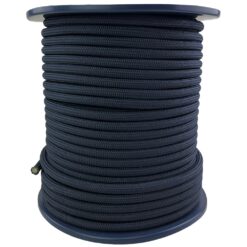 8mm navy blue braided polyester cover nylon core rope 4