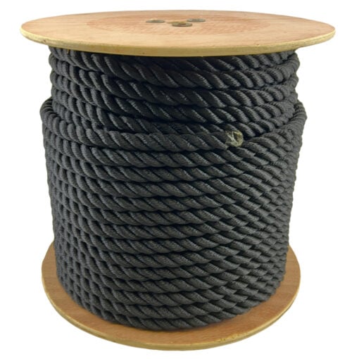 black yacht rope on a reel 4