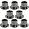 pack of 8 gun metal black decking rope cup end fittings 1