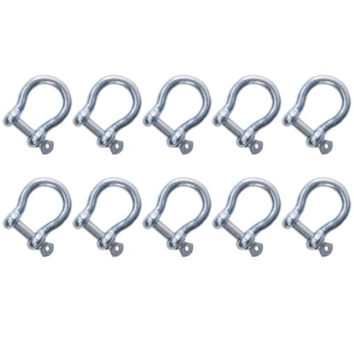 box of 10 16mm commercial bow shackles 1