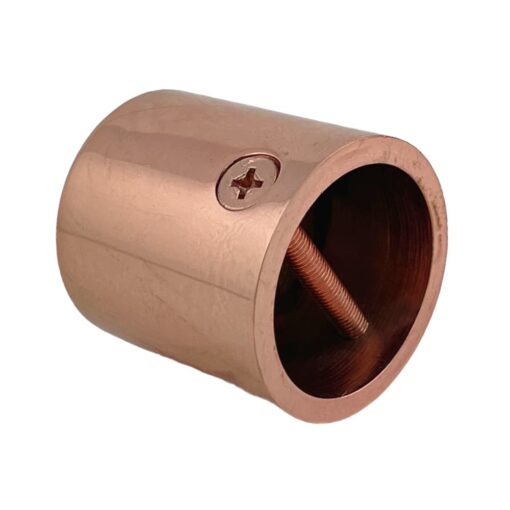 pack of 4 x 40mm copper bronze end cap rope fittings 2