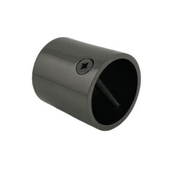 24mm Gun Metal Black End Cap Rope Fitting