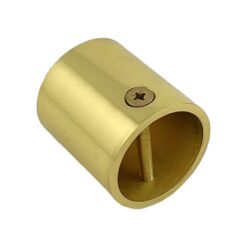 pack of 4 x 40mm polished brass end cap rope fittings 2