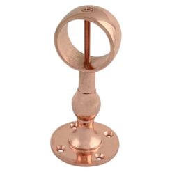 pack of 8 x 40mm copper bronze standard handrail brackets rope fittings 1