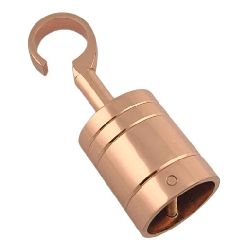 4 x 24mm copper bronze decking rope hook fittings 1