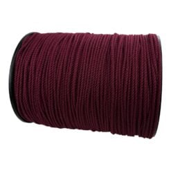 natural cotton rope burgundy 2