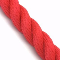 24mm synthetic red decking rope x 50 metres 2