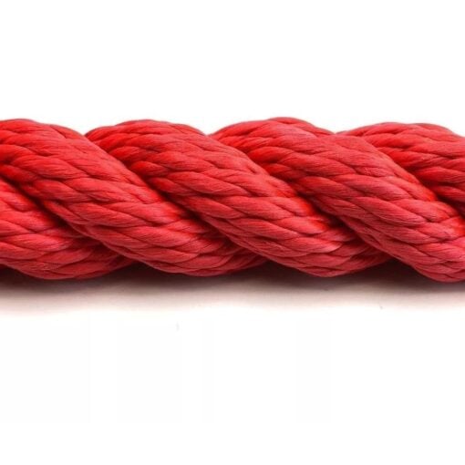 24mm synthetic red decking rope x 50 metres 3