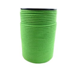 lime green braided polypropylene rope 1