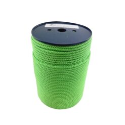 lime green braided polypropylene rope 2