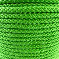 lime green braided polypropylene rope 3