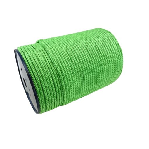 lime green braided polypropylene rope 5