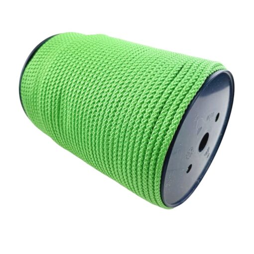 lime green braided polypropylene rope 6