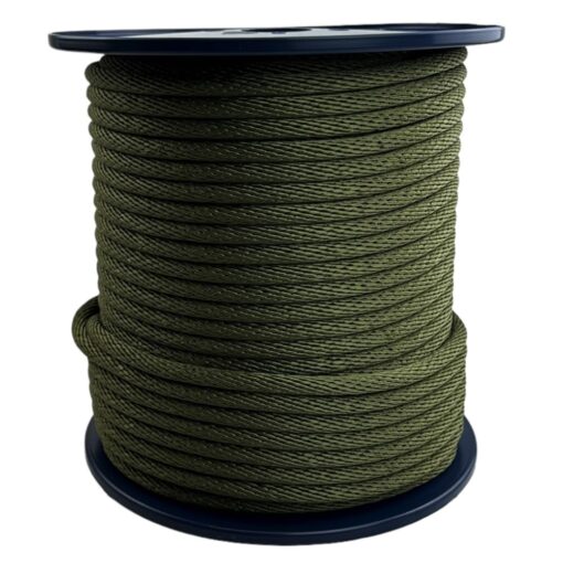 rs olive spiral braided polypropylene rope 5