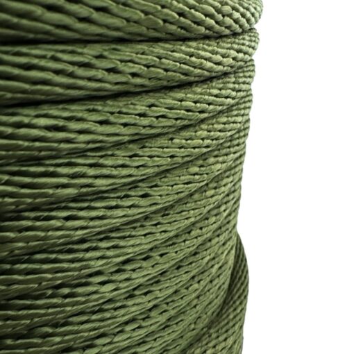 rs olive spiral braided polypropylene rope 6