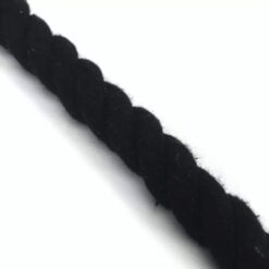 black natural cotton bondage rope by the coil 5