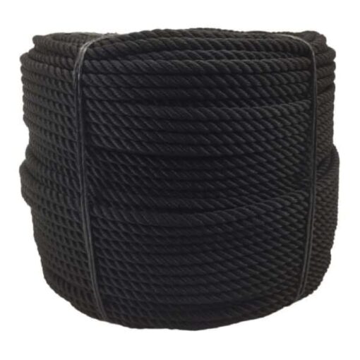 black nylon bondage coil 4