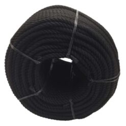 black nylon bondage rope 2