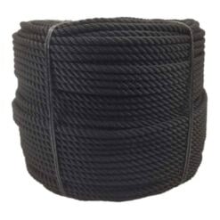 black nylon bondage rope 4