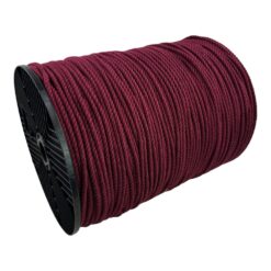 burgundy natural cotton bondage rope by the coil 3