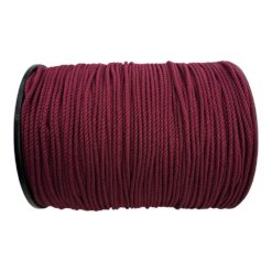 burgundy natural cotton bondage rope by the coil 4